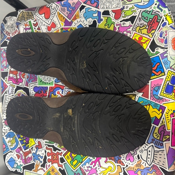 Oakley Software Brown Leather Flip Flops main image 4